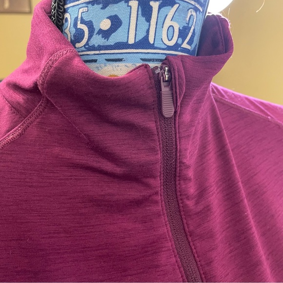 Avia 1/4 Zip Athletic Top  Pink Small - Picture 6 of 10